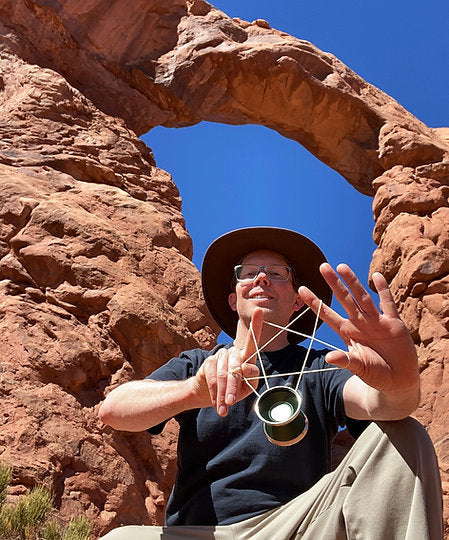 Magicyoyo Z02 TheChosen Groen actie foto bi-metaal jojo