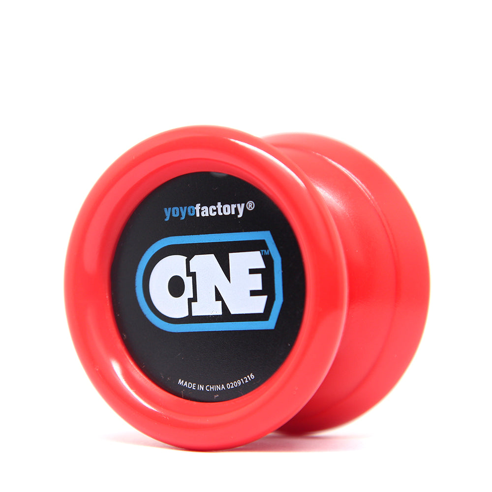 Beginner jojo van het merk Yoyofactory in de kleur rood