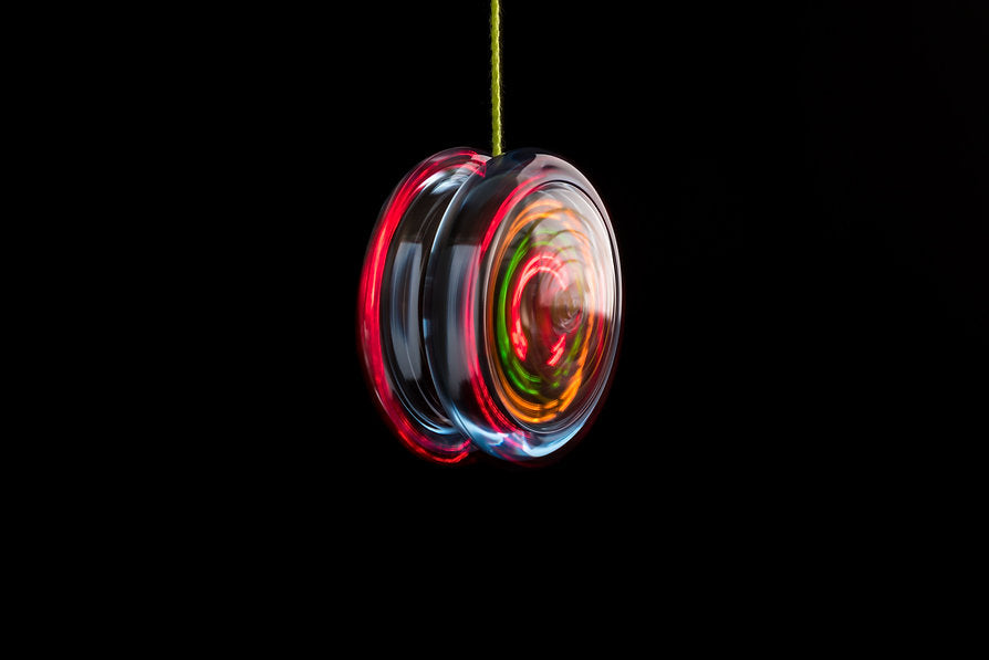 Magic Yoyo d5 looping LED licht yoyo actie foto