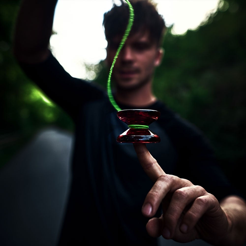 YoYoFactory Arrow Geel jojo DNA trucje