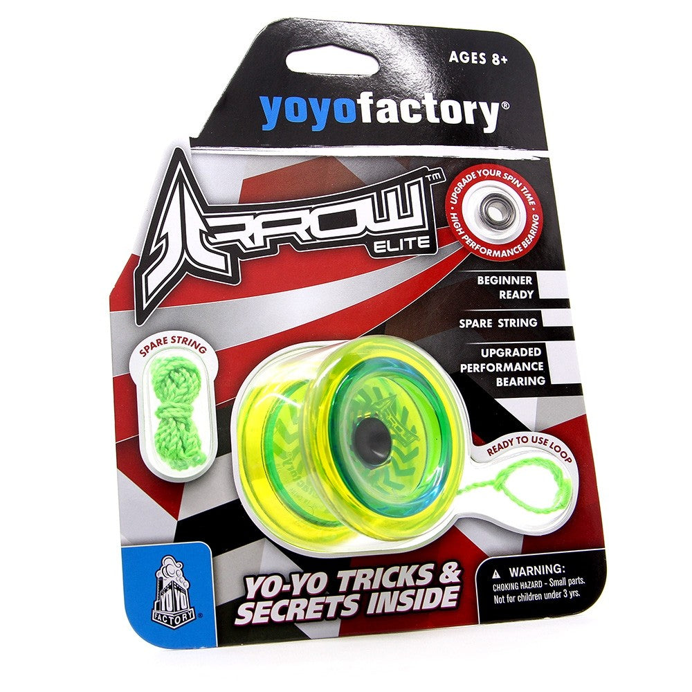 YoYoFactory Arrow Geel jojo productverpakking