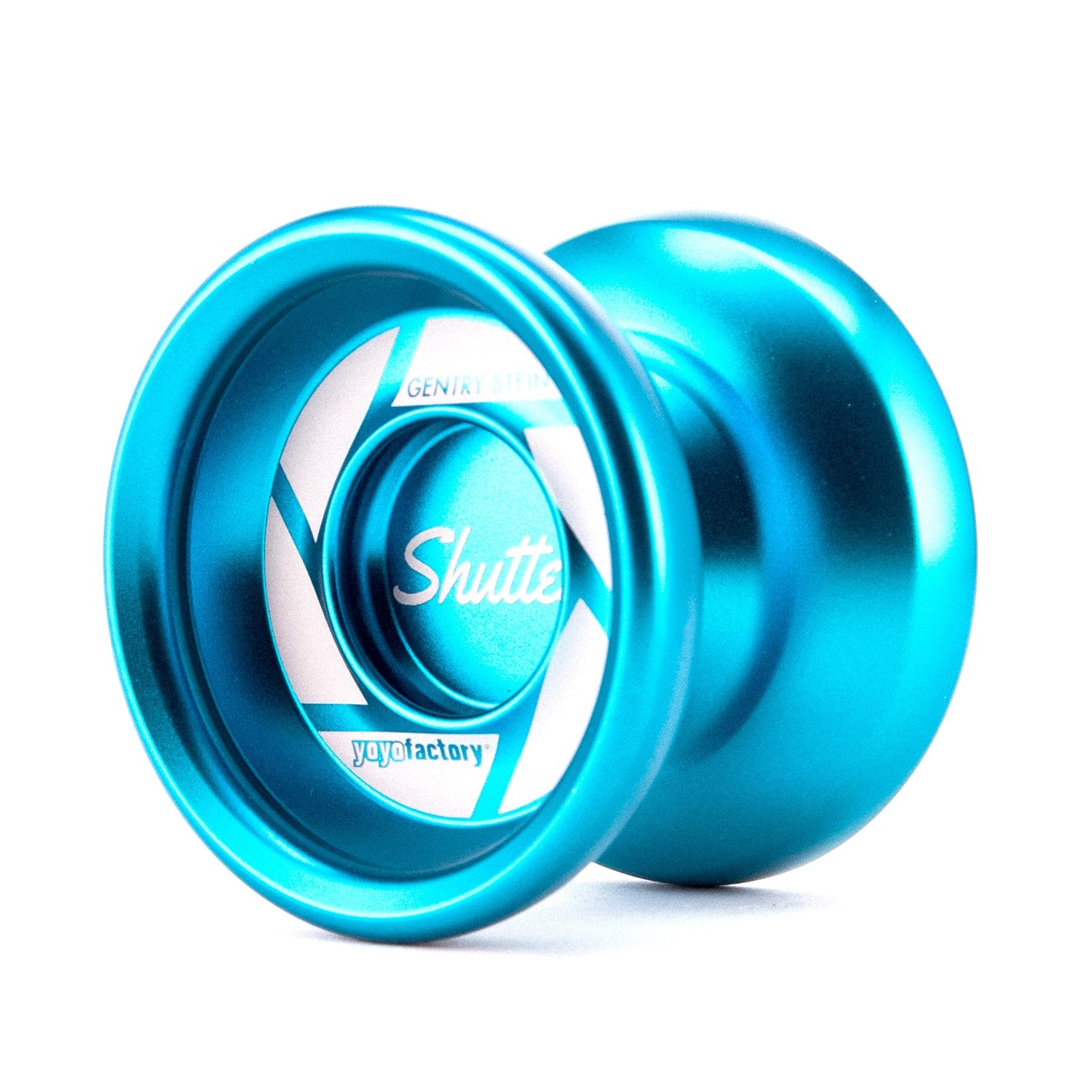 YoYoFactory Shutter aluminium jojo blauw hoofdfoto